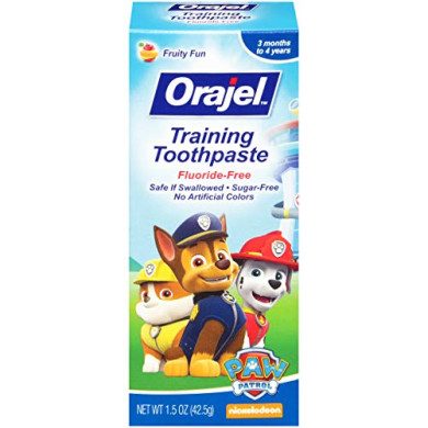 MS: 0504097 - Kem Đánh Răng Trẻ Em Nuốt Được ORAJEL Paw Patrol